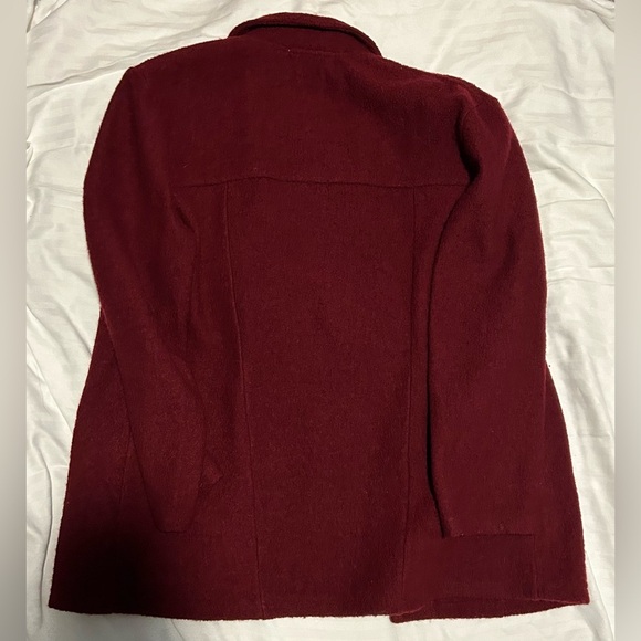 Casual Corner Wool Long Coat with Buttons - XL - Picture 8 of 9